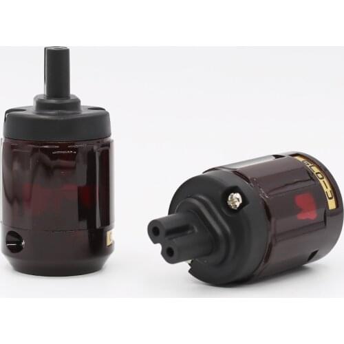 Hifi C-879 Figure 8 IEC C7 Plug Audio Power Cable IEC Female Electrical Plug Socket adapter connector