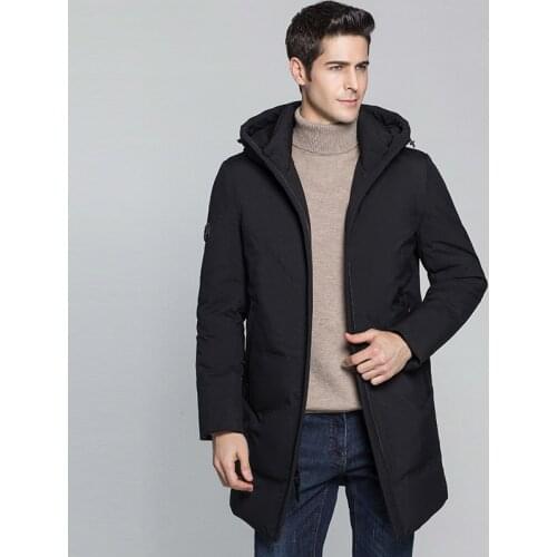 Jacket Winter Long Hooded Coat Men Thick Casual Duck Down Coats New Arrival Mens Jackets Kurtka Zimowa KJ569