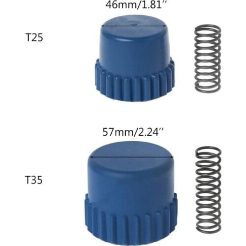 Nylon Trimmer Head Bump Knob Metal Spring for husqvarna T25/T35 Replacement Part