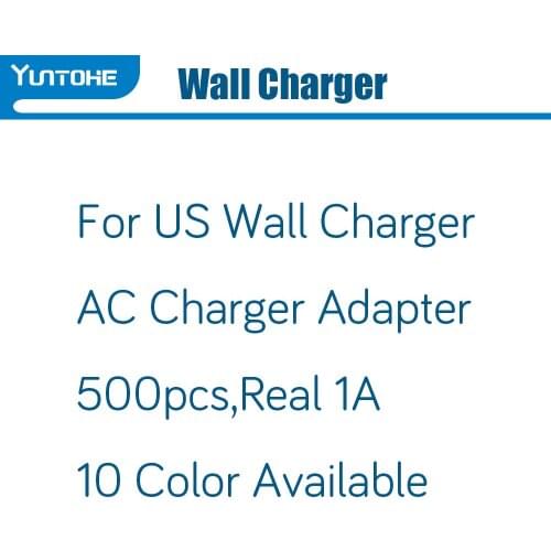 New Universal 500pcs/Lot Cube 5V 1A Single US Plug USB Charging AC Wall Charger Adapter For iPhone 7 6 5 Plus by DHL