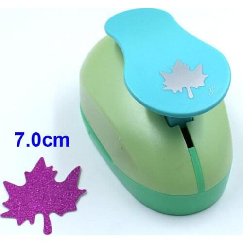 5/8"-3" Maple leaf DIY punch craft hole punch eva foam puncher Kids scrapbook paper cutter scrapbooking punches Embossing device
