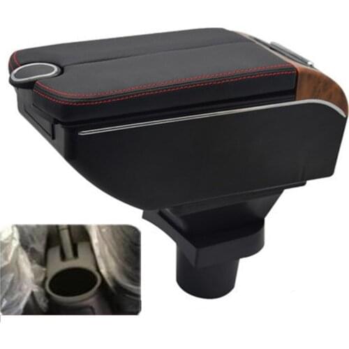 For Attrage armrest box Double doors open 7USB Centre Console Storage Box Arm Rest