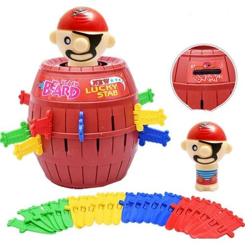 Adventure Pirate Barrel Game Gags & Practical Jokes Novelty Gag Toys Party Game Props Supplies Gift for Kids Friends