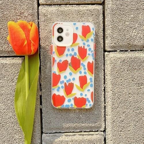 Tobebest Rose Flowers Clear Phone Case for iphone 12 Pro Max 11 pro max X XS XR 7 8 Plus SE 2020 Soft TPU Cover for Women Girl