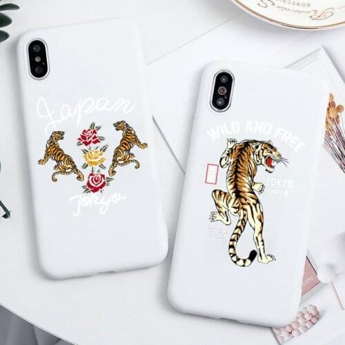 Richmond finch japan tiger Phone Case For iphone 12 11 Pro Max Mini XS 8 7 6 6S Plus X SE 2020 XR Candy white Silicone cover
