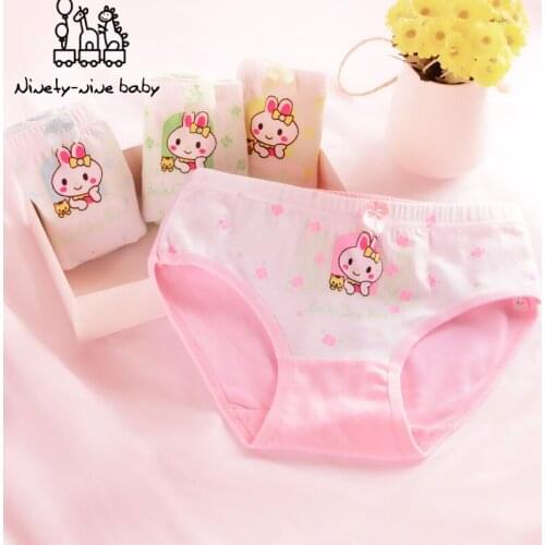 6pcs/pack Children Panties Girls Cotton Comfortable Underwear Cute Cartoon Printed Underpants for girls Kids Breathable Panties