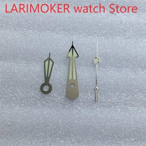 BLIGER/ NH35 NH36 available movement C3 Mercedes-Benz red and green super bright automatic watch watch pointer