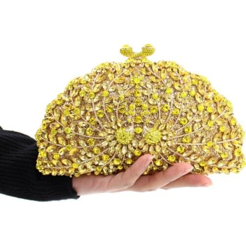 BL057 Luxury diamante evening bags colorful clutch bags women party purse dinner bags crystal handbags gemstone wedding bags