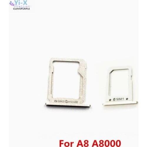 10sets/lot New SIM Card Tray Holder for Samsung Galaxy A8 A8000