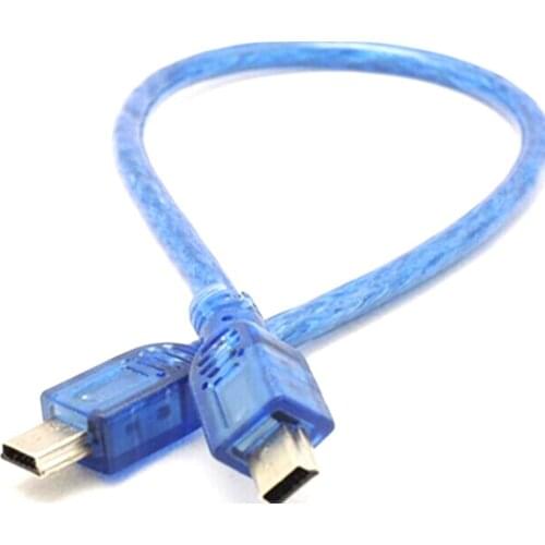 10pcs Mini Usb Male To Mini Usb male Adapter Cable Cord adaptor for Car Gps Mp3