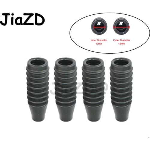 4 pcs Rubber Super Scale Shock Boot Dust Cover for 1/8 RC Short-Course Truck HONGNOR X3E Kyosho TRX4 46 HOBAO 8SC MT HPI JiaZD