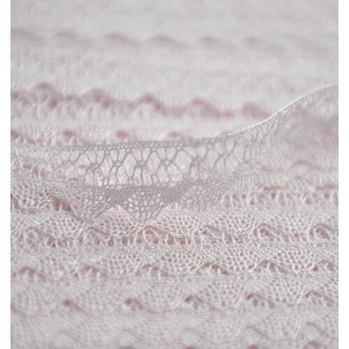 5 Meters Light Pink Embroidered Lace Trim Lace Fabric Ribbons for Wedding Decor DIY Sewing Garment Accessories