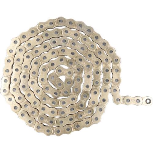 520 x 120 Gold O-Ring Drive Chain Fit for ATV Motorcycle MX 520 Pitch 120 Link Street Bike Gold Chain