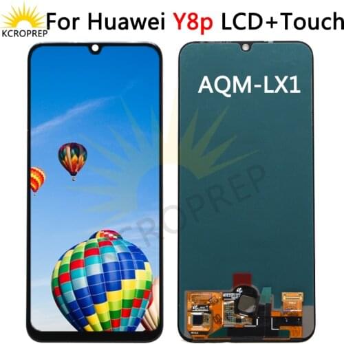 6.3" For Huawei Y8p 2020 LCD AQM-LX1 Y8P Display Touch Digitizer Screen Assembly For Huawei Y8p LCD Display Replacement