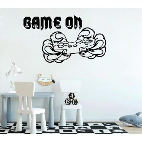 Free shipping Game Vinyl Wall Sticker Home Decor Stikers For Kids Rooms Decoration Diy Pvc Home Decoration Accessories