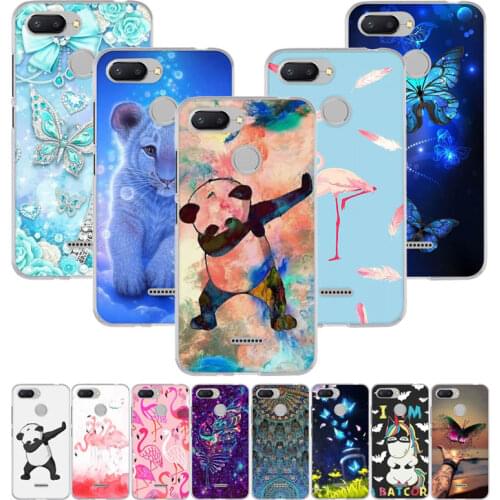 For Xiaomi Redmi 6 Cases Cute Pattern Xiomi Redmi 6A Silicone Soft Cover Xiaomi Redmi 5A Redmi4A 4X Capa Phone Case Back Covers