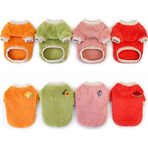 Fleece Soft Dog Clothes cute Puppy Dog Accessory Comfortable Warm Pet Sweater Pullover Dogs Pets Clothing Warm Clothing winter