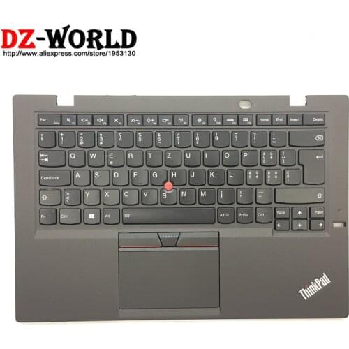 CH New/Orig for Thinkpad X1 Carbon 3rd Gen 3 20BS 20BT Swiss Backlit Keyboard with Palmrest Touchpad 00HT327 00HN972 SM20G18632