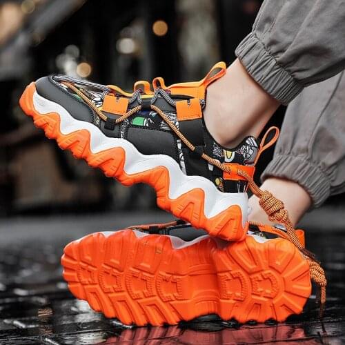Shoes Men Vulcanized Shoes Man Chunky Shoes Men High Fashion Trainers Ayakkabi Zapatillas Hombre Casual Sepatu Sneaker R13-07