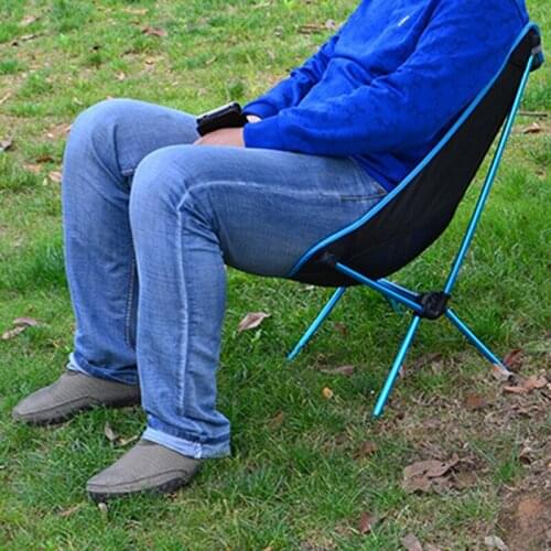 Outdoor Portable Camping Chair Lightweight Folding Beach Chair For Hiking Fishing Picnic Barbecue Vocation Casual Garden Chairs