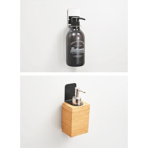 Stainless steel bathroom shampoo shower gel bottle wall rack No drilling Shelf Bathroom shelf bathroom