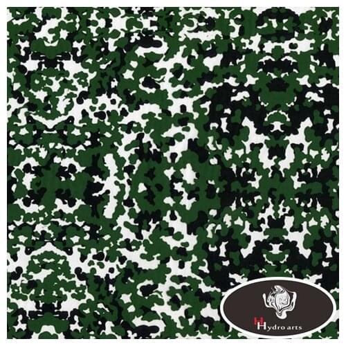 Excellent quality green camo hydrographic film water transfer printing film 50cm*10m aqua print HFC009
