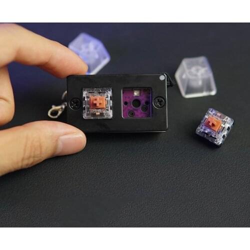 Hot Swap Programmable Mechanical Keyboard For OSU Game Hot Key Portable Mini 2 Keys 5 Pin Switch Type-c RGB Keyboard