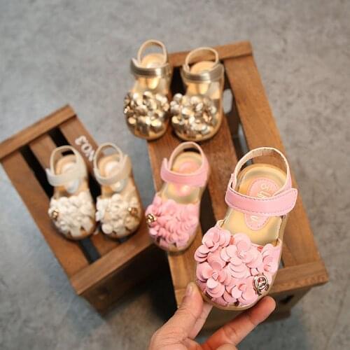 Newest Summer Kids Shoes 2020 Fashion Leathers Sweet Children Sandals For Girls Toddler Baby Breathable Hoolow Out Bow Shoes