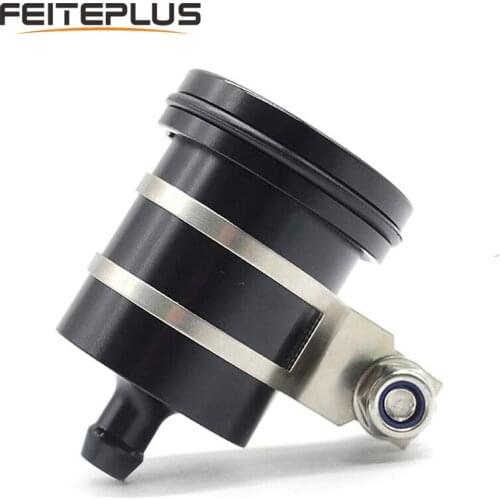 Universal Aluminum Alloy Motorcycle Brake Clutch Pump Reservoir Master Cylinder Fluid Oil Cup Fluid Bottle With Bracket