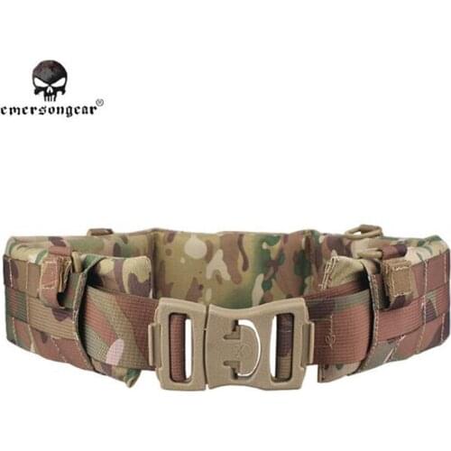 Emersongear High Quality Designer Belts Men MOLLE Padded Patrol Belt Men Airsoft Combat Military Army tactical beltWaist Support