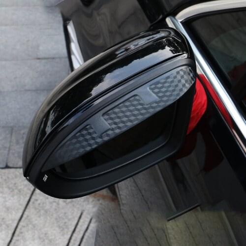 For volkswagen Passat B8 2016-2019 Car Rear view Mirror weatherstrip auto mirror Rain Shield shade cover eyebrow rain cover
