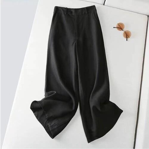 Women Pants Womens Spring And Autumn Straight Trousers Pantalones De Mujer