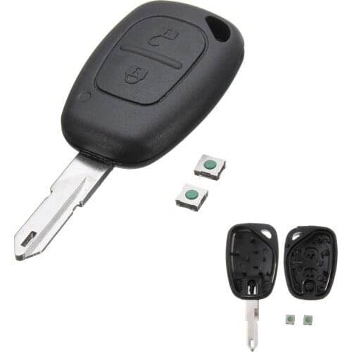 1pc/2pcs 2 Car Button Remote Key Shell Cover Fob Case For Vauxhall for Opel Vivaro/Renault Movano Trafic Renault Kangoo Blank