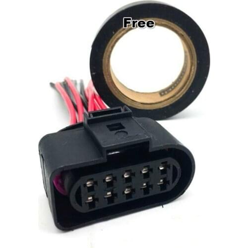 10Pin Car headlamp assembly harness plug with wire for Chery QQ6 E5 E3 Cowin Fulwin 2 A3 A5