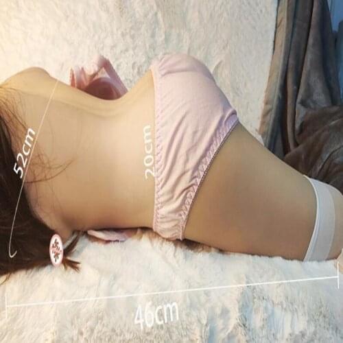 46*52*20cm sexy Half body female mannequin body solid silicone doll simulation breast male masturbation device breast sex D240