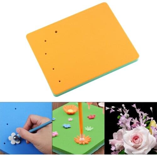 5 Holes Fondant Cake Decorating Tools Flower EVA Foam Mat Sugarcraft Sponge Pads For Sugar Craft Decor