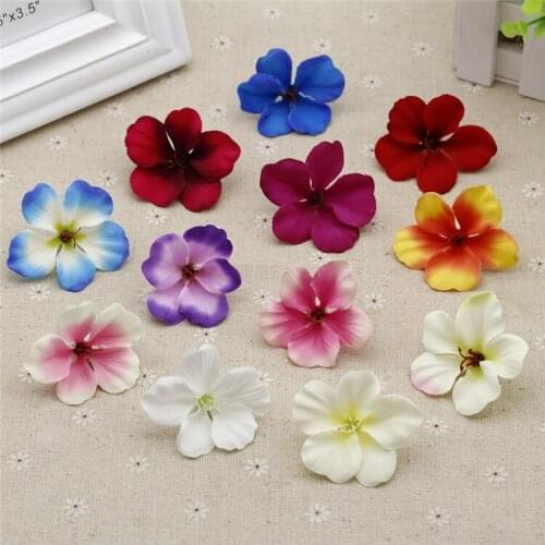 4-5cm 50pcs/lot Spring Silk Gradient Orchid Artificial Flower for Wedding Home Decoration Flowers Plants DIY Decoration