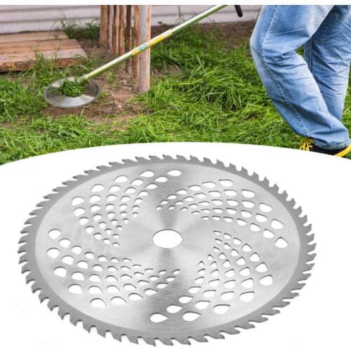 60 Teeth Circular Saw Blade Wheel Disc For Garden Trimmers Brush Cutter Weeders