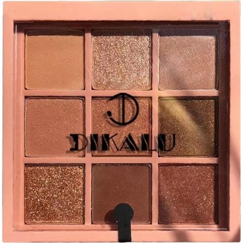 9 Colors Nude Eyeshadow Makeup Palette Matte Lasting Waterproof Non-Flying Powder Makeup Cosmetics