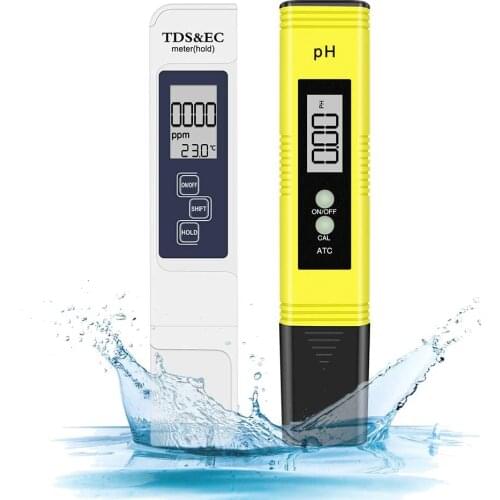 Digital pH and TDS Meter Combo, High Accuracy pH Tester Readout Accuracy TDS Tester, Water Quality Tester for Household Drinking