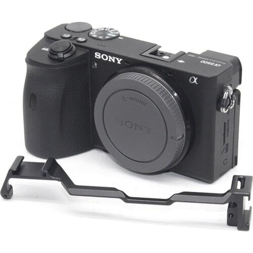 Double-headed Cold Shoe for Sony A6600 Camera External expansion Plate Quick Release Plate Accessories