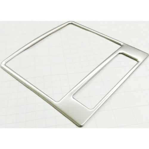 For Touran 2009-2015 Stainless steel Electronic hand parking brake water cup frame Cover Trim accessories car styling