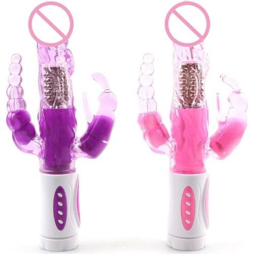 Rabbit Dildo Vibrator Multifunction Dual Vibration G Spot Vibrator Sex Toy for Woman Adult Sex Toy Sex Products for Women