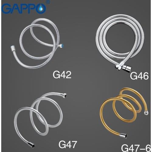 GAPPO 1.5M Plumbing Hoses bathroom Shower Hose bidet faucet shower hose Bathroom Pipe PVC Flexible Explosion proof Pipes G47