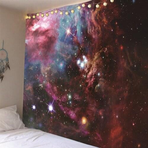 Starry sky Printed Large Tapestry wall hanging Thin Polyester Beach Towel Backdrop Home Decoration Wall Art Multiple sizes