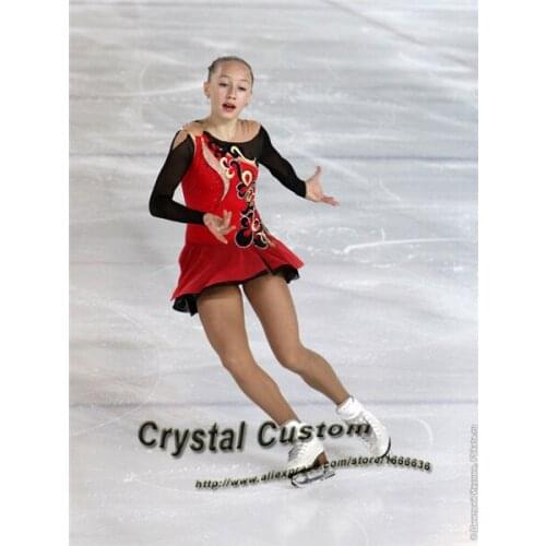 Custom Figure Skating Dress For Competition Fashion New Brand Ice Figure Skating Dress For Children DR3566