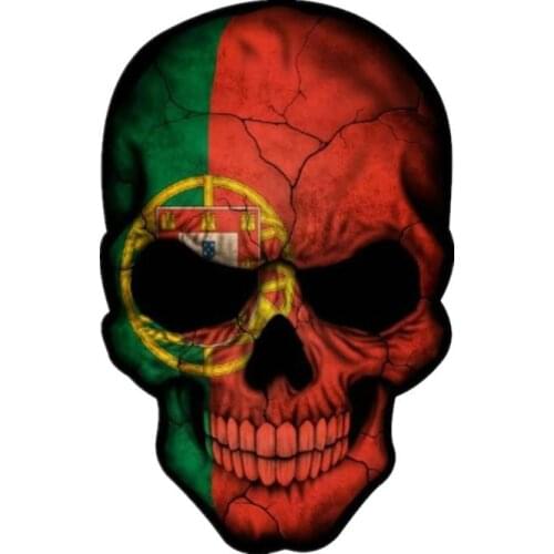 Interesting Car Sticker SKULL FLAG Accessories Car Styling Decal Vinyl Car Window Cover Scratches Waterproof PVC 13cm*13cm