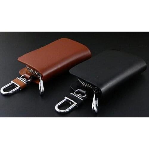Car Styling Leather Case Keys Bag For vw VOLKSWAGEN audi benz bmw honda toyota mazda kia Holder Key Case Remote Wallet Bag