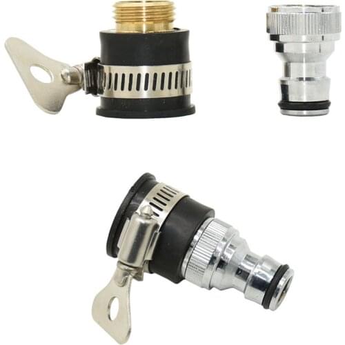 16mm To 5/8 1/2" Round Tap Connector 1/2" Garden hose Faucet Quick connector Irrigation Adapter 1 Pcs