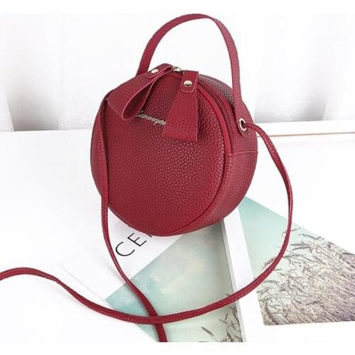 Mini Portable Small Circular Bag New Fashion Single Shoulder Slung Mobile Phone Ladies Purse Womens Crossbody Messenger Bags